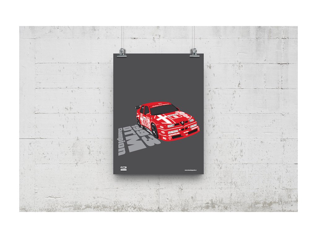 Poster Lusso Legends Alfa Romeo DTM 1993