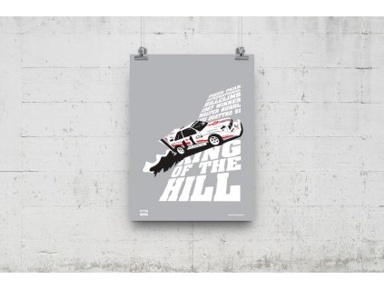 Poster Lusso Legends Walter Rohl Pikes Peak Audi 1987