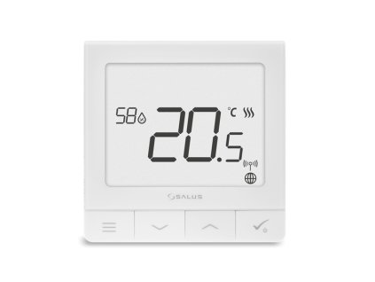 Ultratenký termostat s čidlem vlhkosti, 230 V SQ610