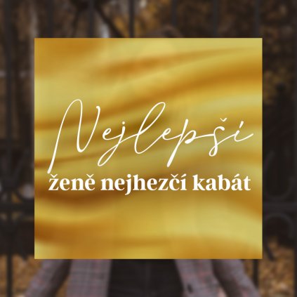 Produkt šití na míru kabat zeny text 02 upr