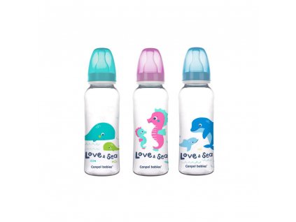 Canpol babies Fľaša s úzkym hrdlom 250 ml LOVE&SEA