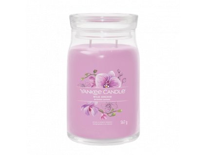 YANKEE CANDLE Signature sviečka Wild Orchid (package Signature veľká sviečka)