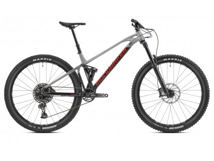 MONDRAKER Foxy, black/nimbus grey/flame red, 2023