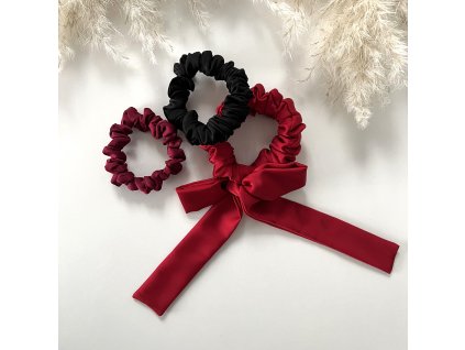 scrunchies vlasové gumicky set
