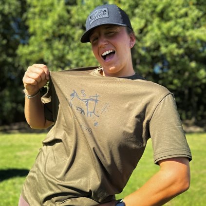 Tričko BÚÚÚÚĎ SVÚJ Masozluky khaki