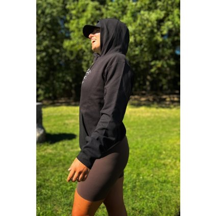 Mikina s kapucí BÚÚÚÚĎ KÚL Masozluky černá