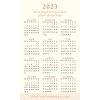 Pocket calendar 20233