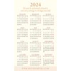 Pocket calendar 2024