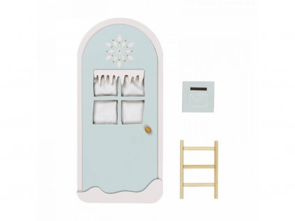 124357 elf door winterwonderland foggy blue primary