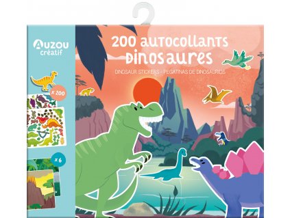 AUZOU Samolepky - Dinosauři