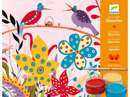 djeco gouaches sacha s garden dj08656 cad eauonline