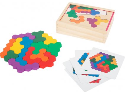 11729 legler small foot holzpuzzle bunte waben a