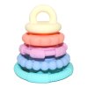 Rainbow Pastel Stacker and Teether Toy Jellystone Designs
