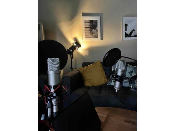 Podcastové studio na cestách