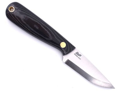 Messer Brisa Necker 70 Scandi / Black Micarta / Kydex