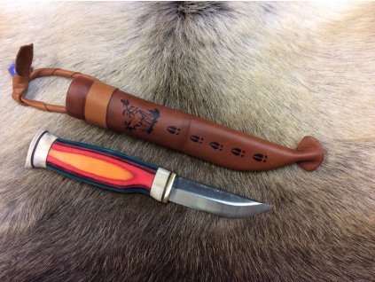 Messer Wood Jewel Revontuli Puukko - Northern Lights Knife