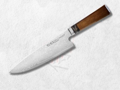 Dellinger Manmosu Professional Chef Damascus Kochmesser 23 cm