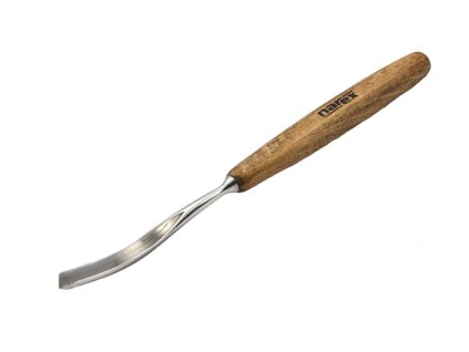 Gebogener Stechbeitel Narex PROFI V-Form 60°, 8 mm