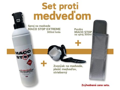 Bärenschutz-Set groß - Spray 300 ml mit Holster und Glocke