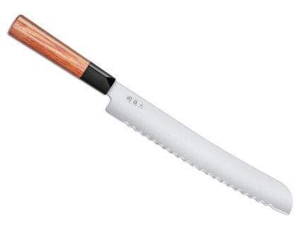 Küchenmesser KAI Seki Magoroku Red Wood für Brot 22,5 cm