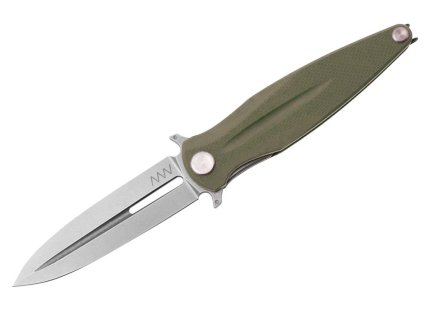 Messer ANV Z400 BB - Sleipner Stonewash, G10 Olive
