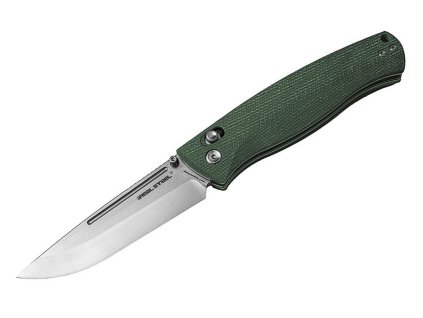 Messer Real Steel Pathfinder Scandi 14C28N Green Micarta 7851G
