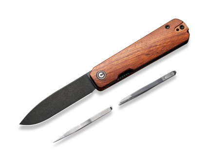 Messer Civivi Sendy C21004A-2 Nitro-V Guibourtia Wood