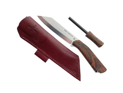 Messer Scandinoff Nordic Protector 130 Bushcraft - G10 Nordic Woods