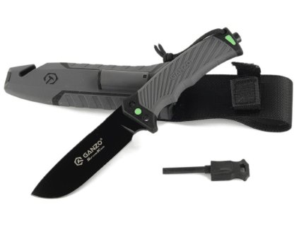 Messer Ganzo Survival G8012V2-GY Gray