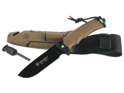 Messer Ganzo Survival G8012V2-DY Brown