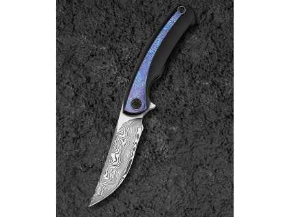 Messer Bestech Sambac Frame Lock Damascus BT2402F