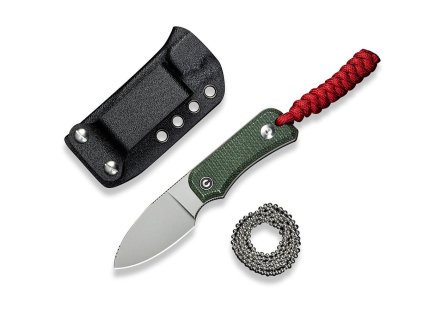 Messer Civivi Baby Banter Fixed Blade C23045-2 Green Micarta Nitro-V