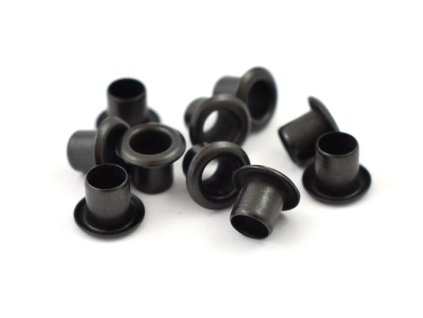 Hohlnieten schwarz 5,6 x 4,6 mm 10 ks