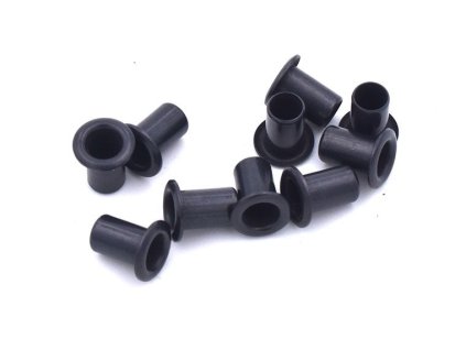 Hohlnieten schwarz 8 x 4,6 mm 10 ks