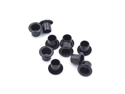 Hohlnieten schwarz 7,4 x 6,3 mm 10 ks