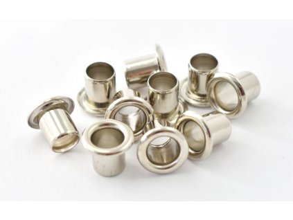 Hohlnieten Nickel silver 8 x 6,5 mm 10 ks