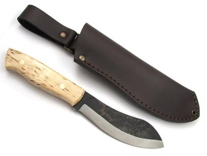 Messer Brisa Nessmuk 125 Stabilized Curly Birch