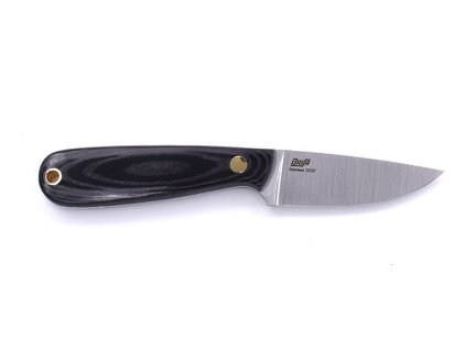 Messer Brisa Necker 70 Flat / Black Micarta / Kydex