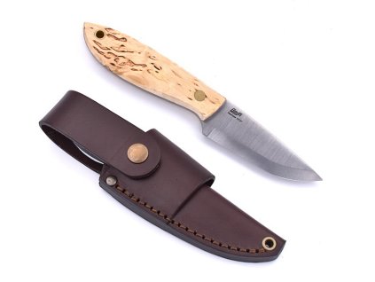 Messer Brisa Bobtail 80 Scandi / Curly birch / Multicarry