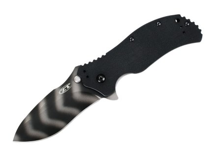 Messer Zero Tolerance 0350TS Assisted Opening Flipper Tiger Stripe, Liner Lock, G10