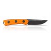 Messer ANV P200 - DLC Black, Kydex Sheath, Orange G10
