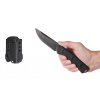 Messer ANV P200 - DLC Black, Kydex Sheath, Black G10