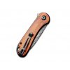Civivi Elementum C907DS-2 Cuibourtia Wood Damascus