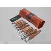 BeaverCraft S18X – Deluxe-Holzschnitzset mit Walnussgriffen
