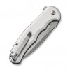 Civivi Button Lock Praxis C18026E-2 Nitro-V Silver Aluminum