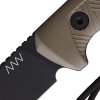 Messer ANV P200 - Sleipner Cerakote Black, GRNPU Sand