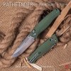 Messer Real Steel Pathfinder Scandi 14C28N Green Micarta 7851G