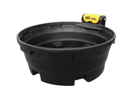 Napájecí žlab pastevní s ventilem, kruhový (Objem 870 l)
