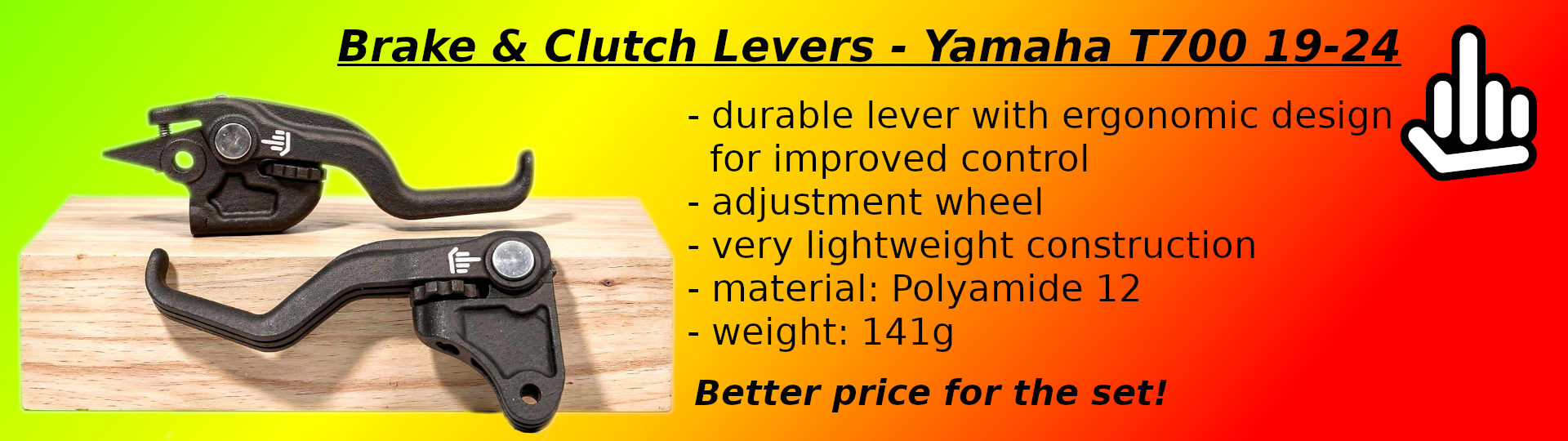 T700-Levers-set