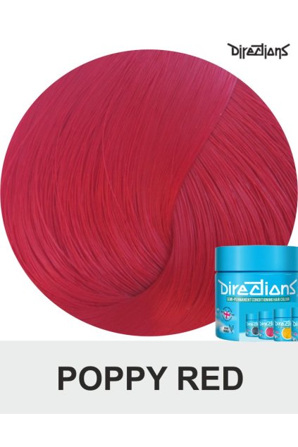 poppy red directions 100